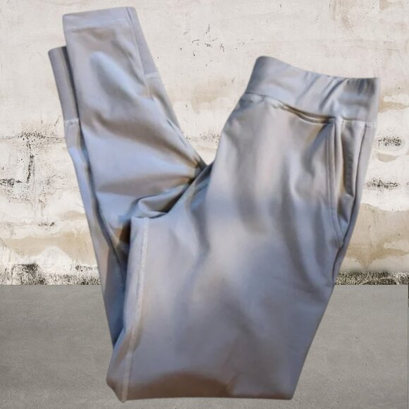 Alphalete Beige Track Pants with Tapered Fit Size Small - Picture 2 of 3